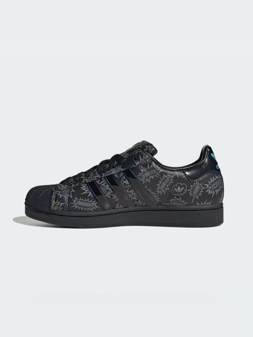Adidas Superstar II Love Respect Black Men’s Shoes KJ3276
